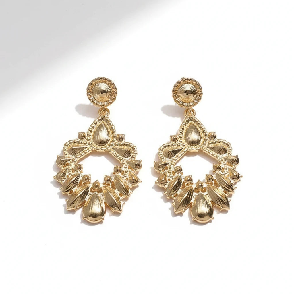 Luxurious Geometric Competition Earrings