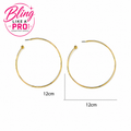 Gold hoop earrings