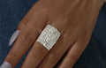 Square Rhinestone Ring