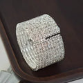 10 Row Rhinestone Competition Bracelet