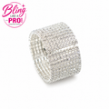10 Row Rhinestone Competition Bracelet