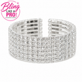 5 Row Rhinestone Competition Bracelet