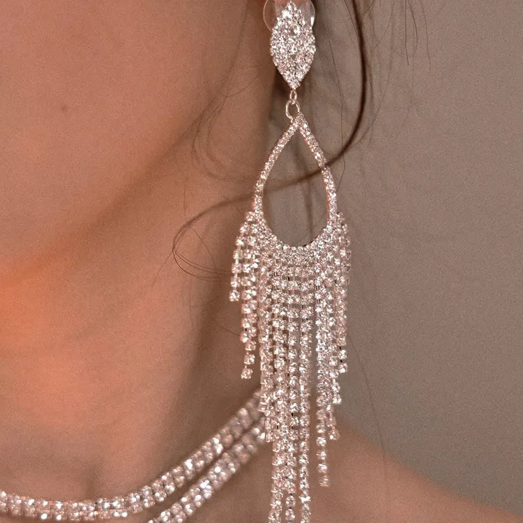 Oval Shape Competition Earrings